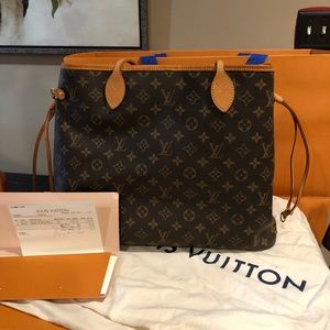 Authentic Louis Vuitton Neverfull, Monogram GM